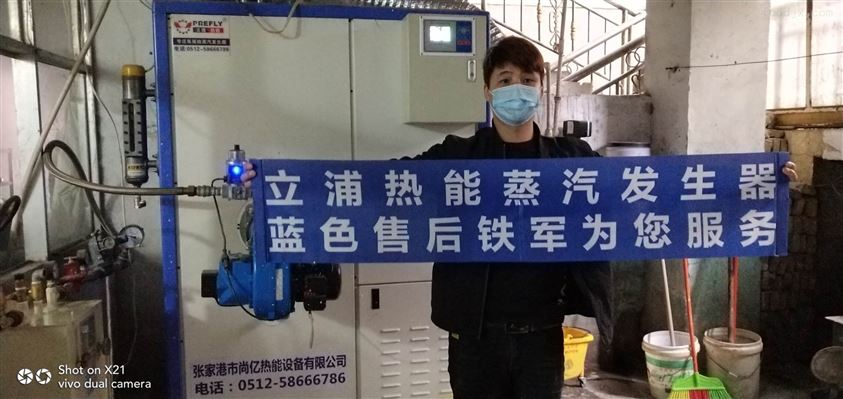 立浦热能蒸汽发生器用于生产量凉皮