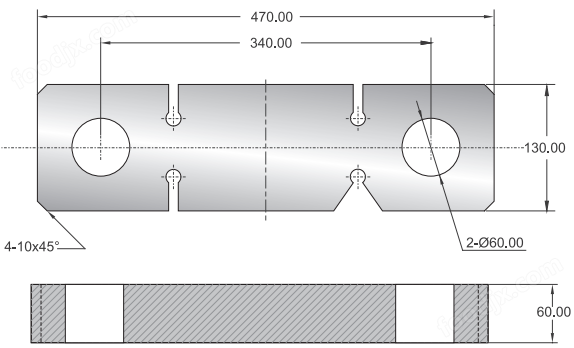 美國傳力Transcell BH 30t稱重傳感器尺寸圖