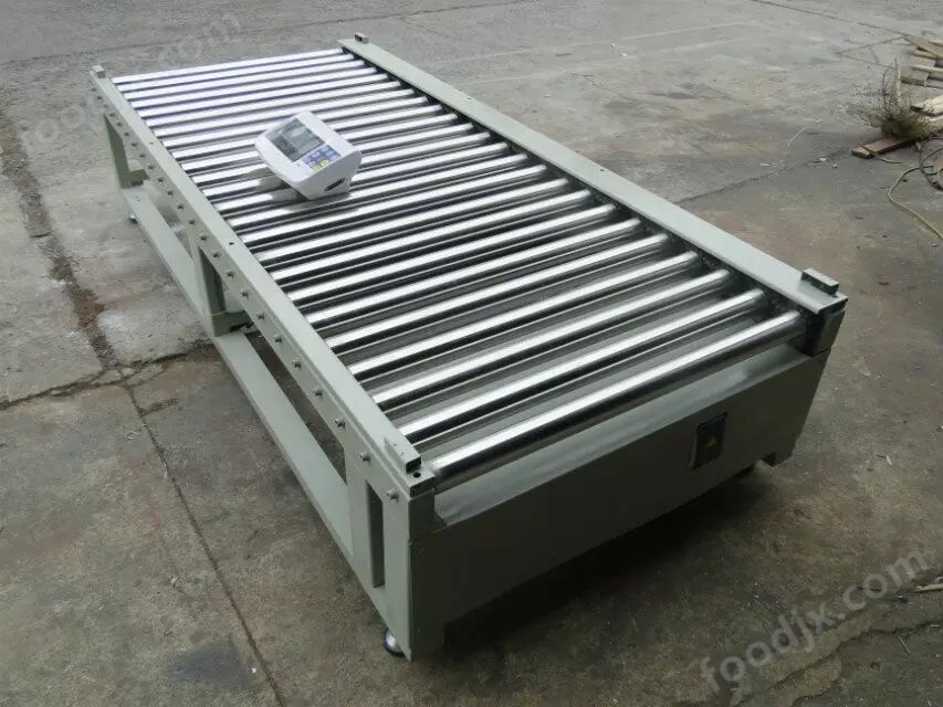 物料傳送帶電子秤 120KG物料輸送滾輪稱